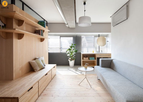 طراحی داخلی 2 آپارتمان کوچک به سبک مینیمال ژاپنی