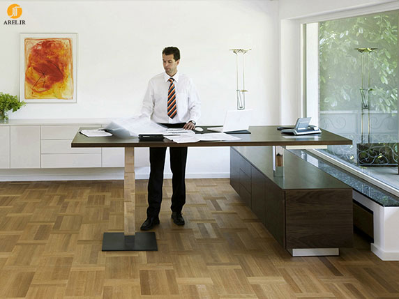 چند نمونه طراحی میز کامپیوتر مدرن برای دکوراسیون داخلی اتاق