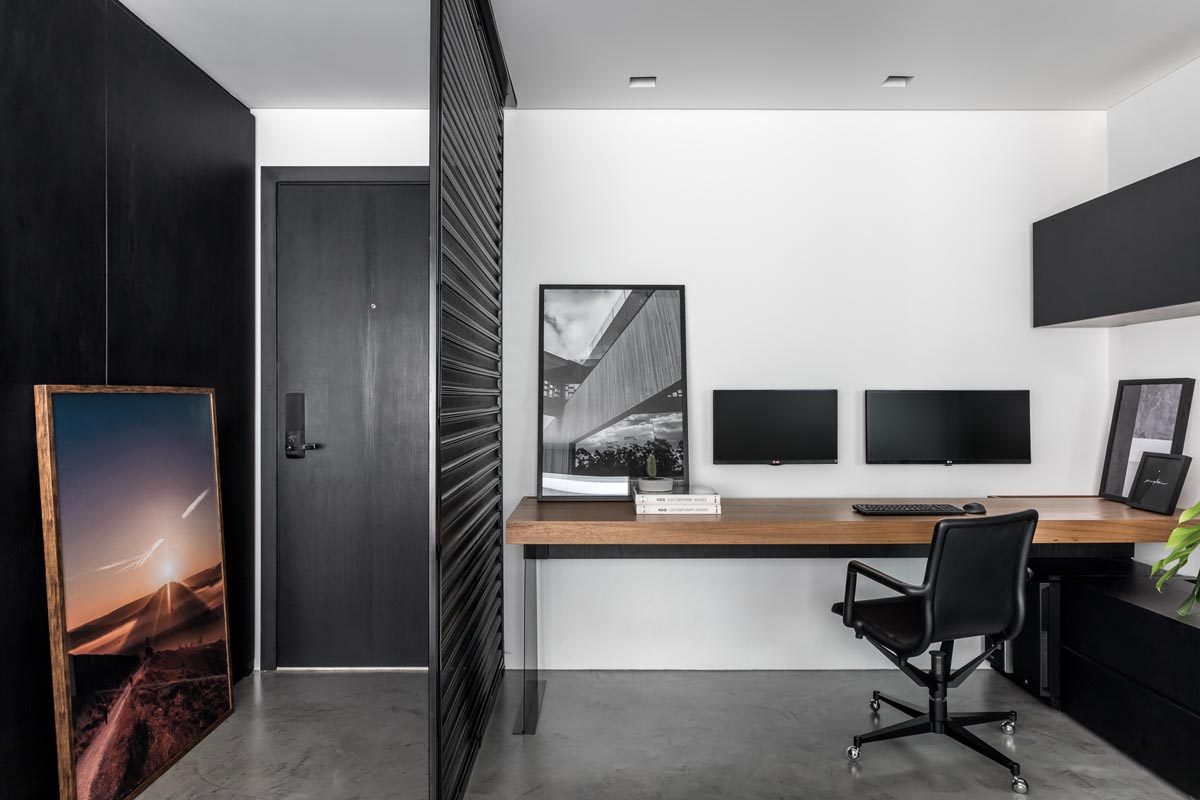 طراحی داخلی دفتر کار خانگی